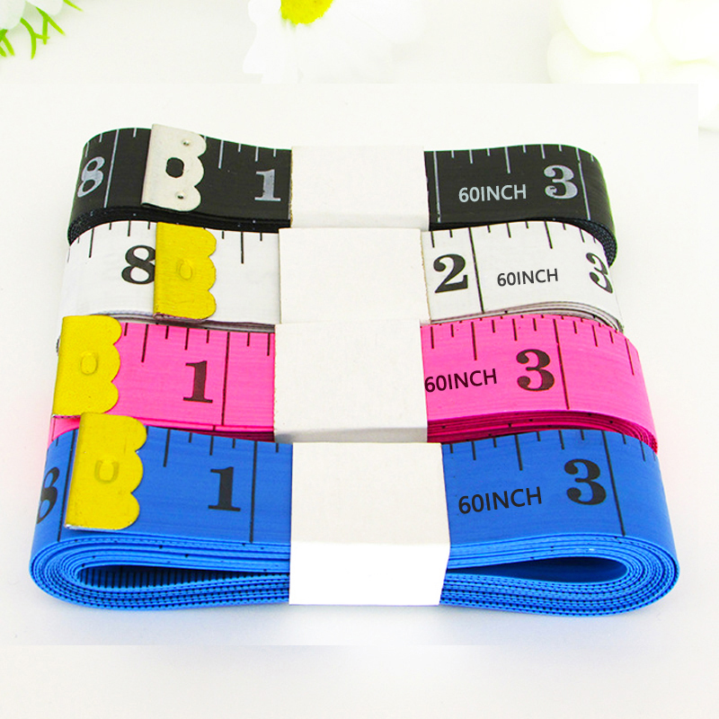 Sewing Gauge Ruler - 2/3/4 Buah Pita Ukur Lembut Dua