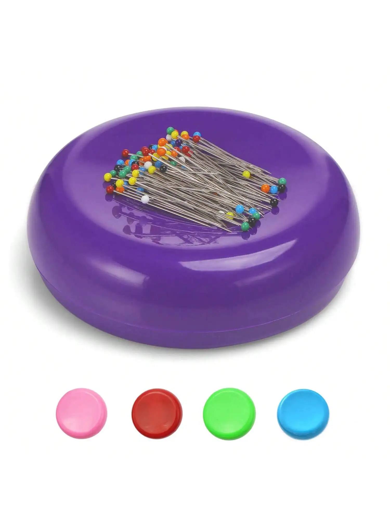 Sewing Gauge Ruler - 1 buah bantal Pin magnetik, bantal