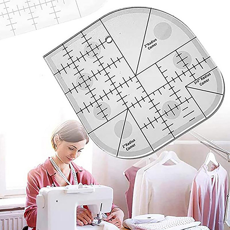 Penggaris jahit akrilik pemoto - Sewing Gauge Ruler ulasan dan harga